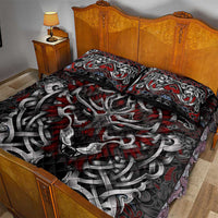 Celtic Wolf Fenrir Vikings Quilt Bed Set Norse Mythology - Wonder Print Shop