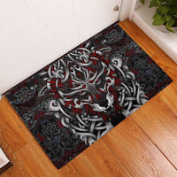 Celtic Wolf Fenrir Vikings Rubber Doormat Norse Mythology - Wonder Print Shop