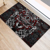 Celtic Wolf Fenrir Vikings Rubber Doormat Norse Mythology - Wonder Print Shop