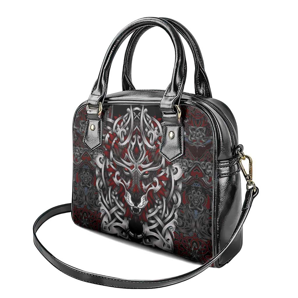 Celtic Wolf Fenrir Vikings Shoulder Handbag Norse Mythology