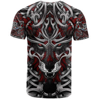 Celtic Wolf Fenrir Vikings T Shirt Norse Mythology - Wonder Print Shop