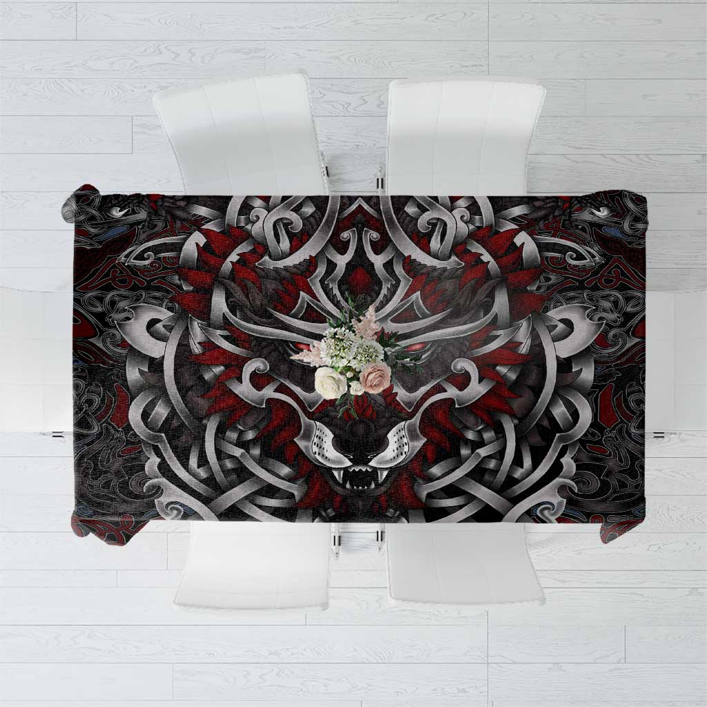 Celtic Wolf Fenrir Vikings Tablecloth Norse Mythology - Wonder Print Shop