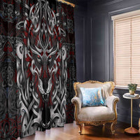 Celtic Wolf Fenrir Vikings Window Curtain Norse Mythology - Wonder Print Shop