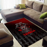 Victory Or Valhalla Area Rug Viking - Wonder Print Shop