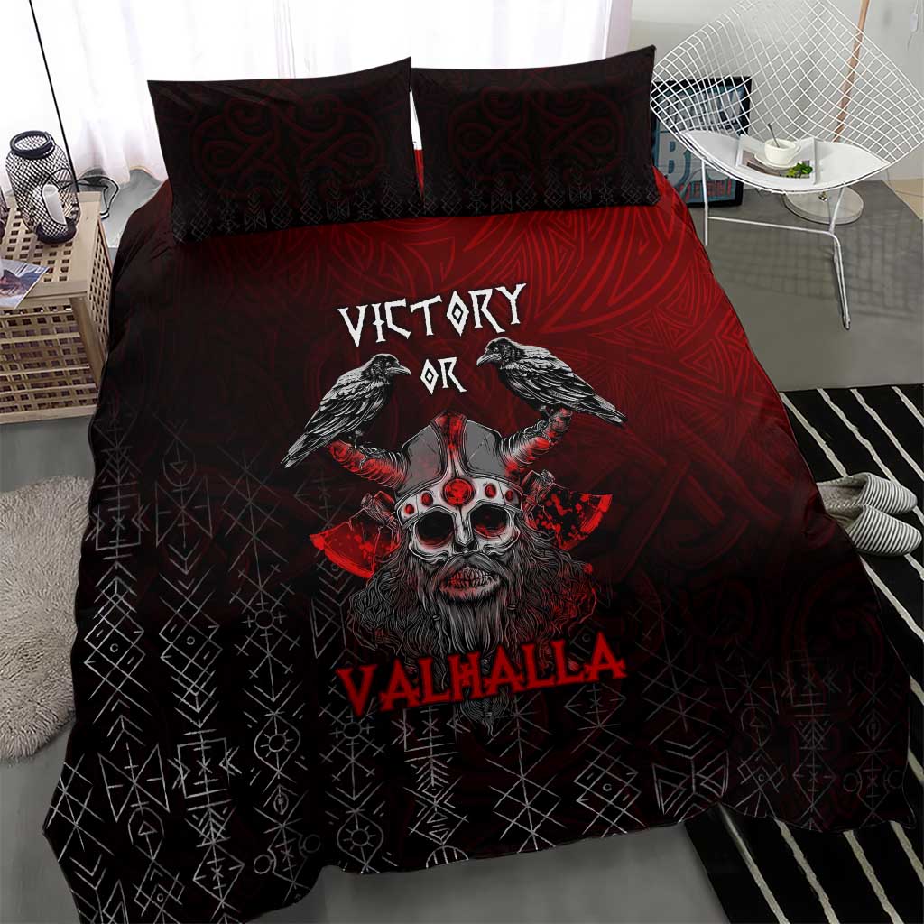 Victory Or Valhalla Bedding Set Viking - Wonder Print Shop