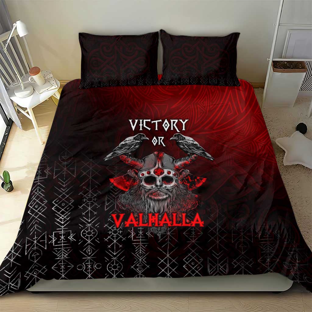 Victory Or Valhalla Bedding Set Viking - Wonder Print Shop