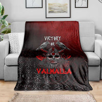 Victory Or Valhalla Blanket Viking