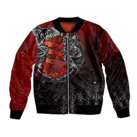 Victory Or Valhalla Bomber Jacket Viking - Wonder Print Shop