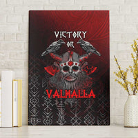 Victory Or Valhalla Canvas Wall Art Viking - Wonder Print Shop