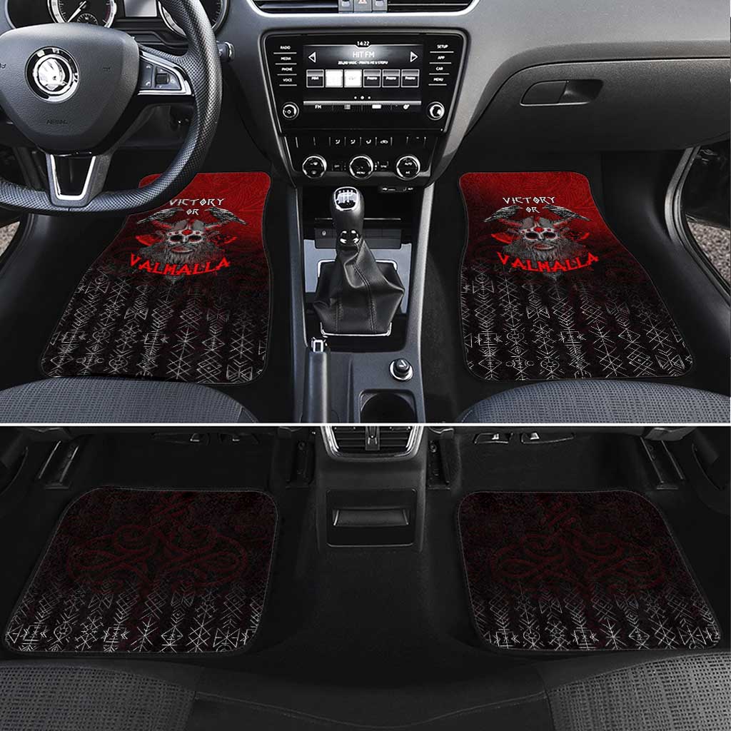 Victory Or Valhalla Car Mats Viking - Wonder Print Shop