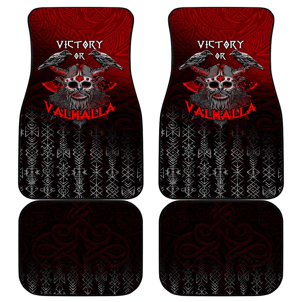 Victory Or Valhalla Car Mats Viking - Wonder Print Shop