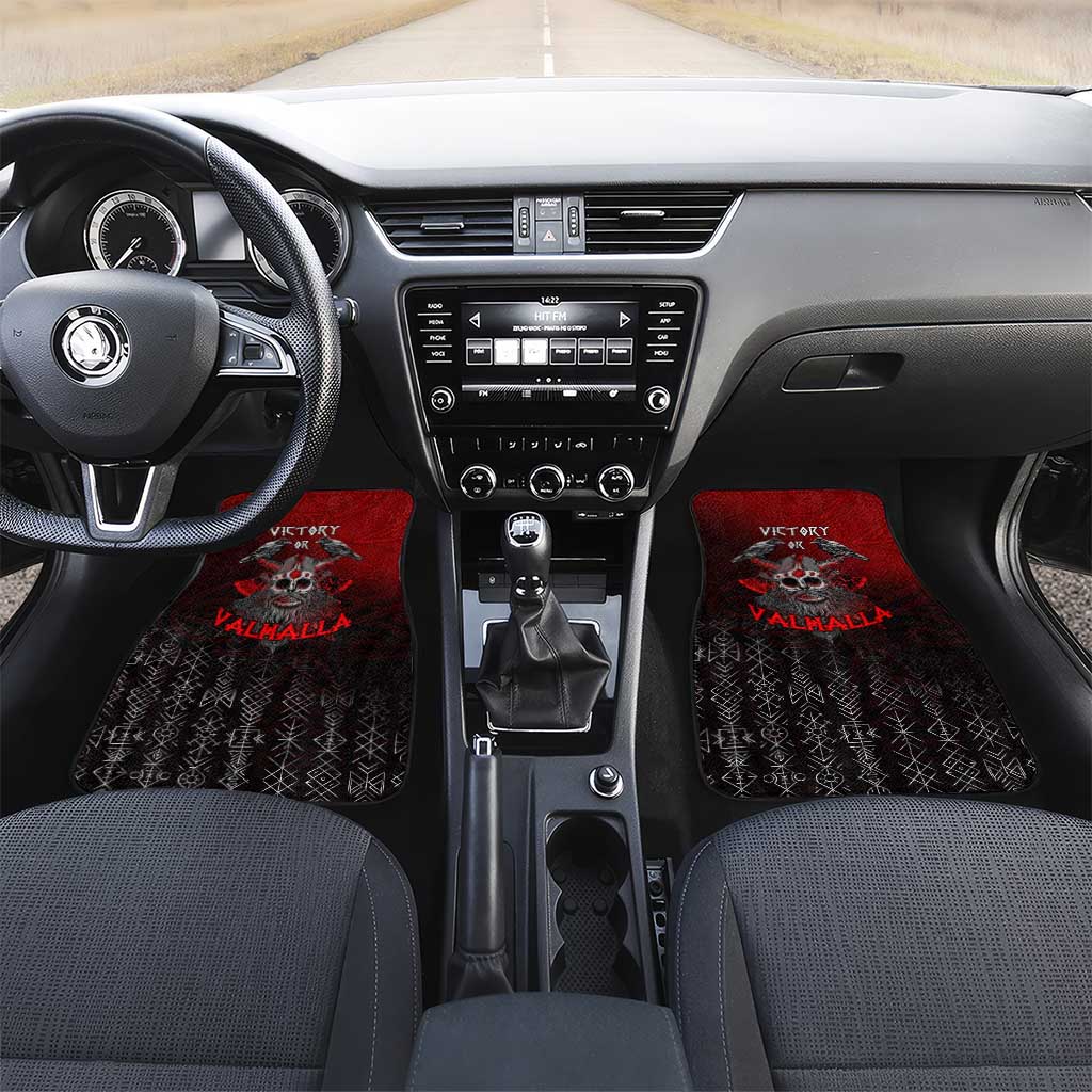 Victory Or Valhalla Car Mats Viking - Wonder Print Shop