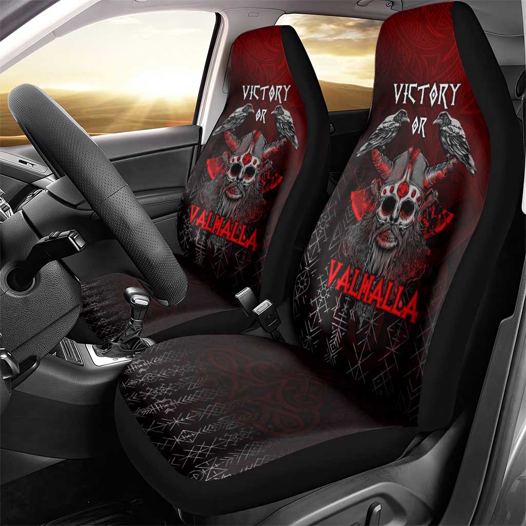 Victory Or Valhalla Car Seat Cover Viking - Wonder Print Shop