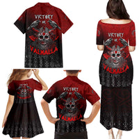 Victory Or Valhalla Family Matching Puletasi and Hawaiian Shirt Viking - Wonder Print Shop
