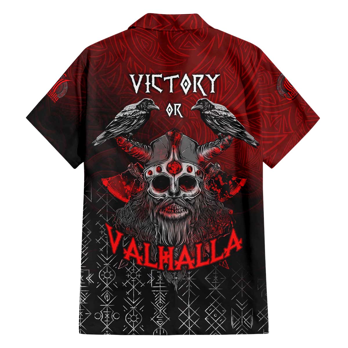 Victory Or Valhalla Family Matching Puletasi and Hawaiian Shirt Viking - Wonder Print Shop