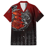 Victory Or Valhalla Family Matching Short Sleeve Bodycon Dress and Hawaiian Shirt Viking - Wonder Print Shop