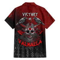 Victory Or Valhalla Family Matching Summer Maxi Dress and Hawaiian Shirt Viking - Wonder Print Shop