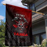 Victory Or Valhalla Garden Flag Viking - Wonder Print Shop
