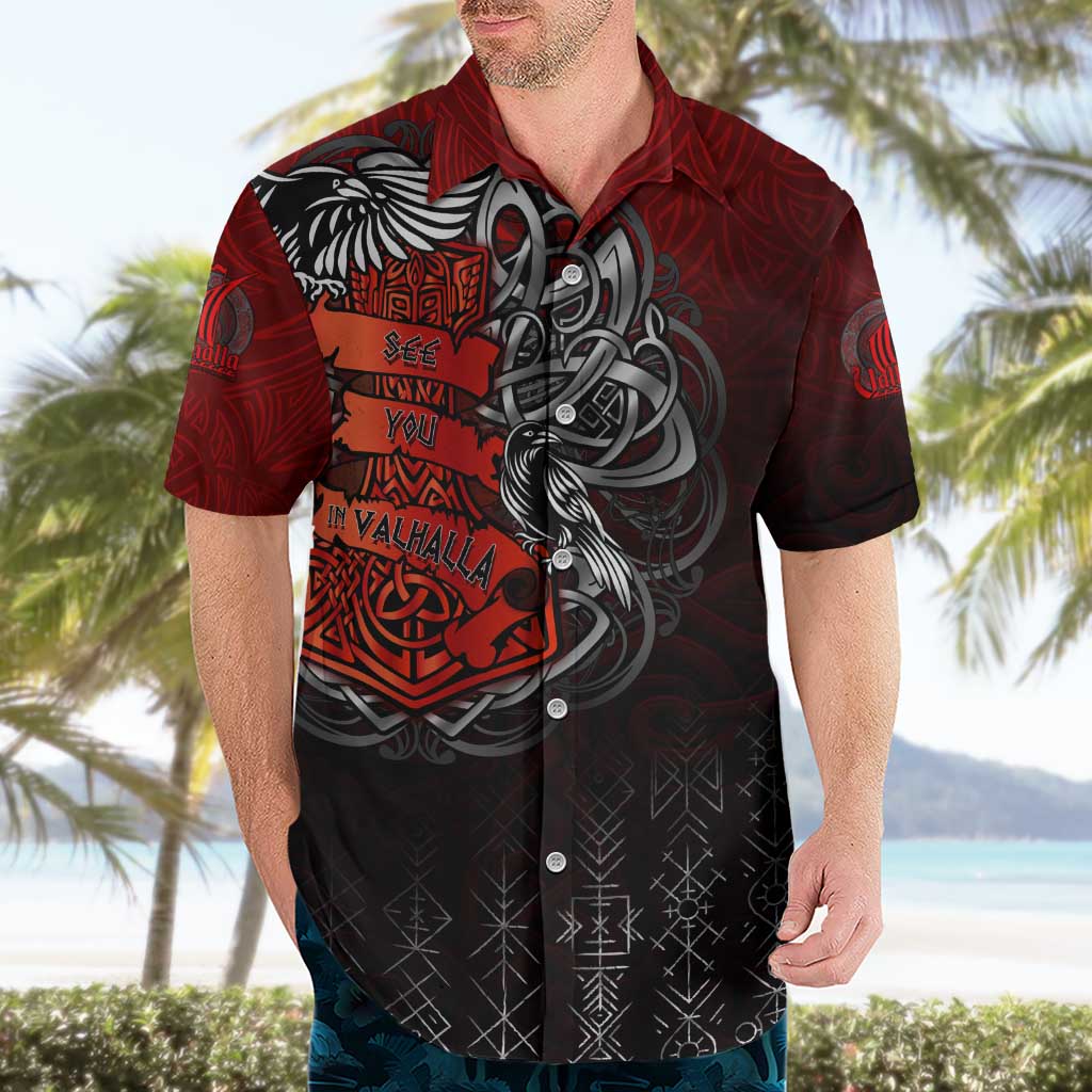 Victory Or Valhalla Hawaiian Shirt Viking - Wonder Print Shop