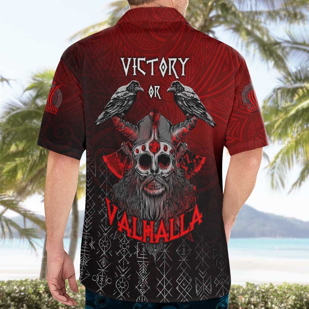 Victory Or Valhalla Hawaiian Shirt Viking - Wonder Print Shop