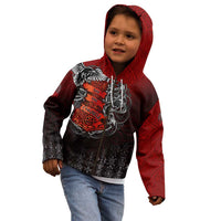 Victory Or Valhalla Kid Hoodie Viking - Wonder Print Shop