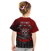 Victory Or Valhalla Kid T Shirt Viking - Wonder Print Shop