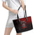 Victory Or Valhalla Leather Tote Bag Viking - Wonder Print Shop