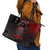Victory Or Valhalla Leather Tote Bag Viking - Wonder Print Shop