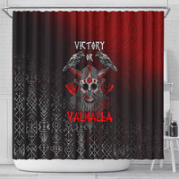 Victory Or Valhalla Shower Curtain Viking