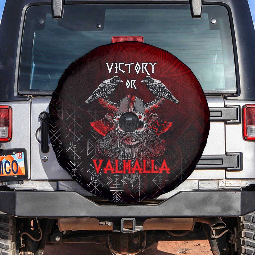 Victory Or Valhalla Spare Tire Cover Viking - Wonder Print Shop