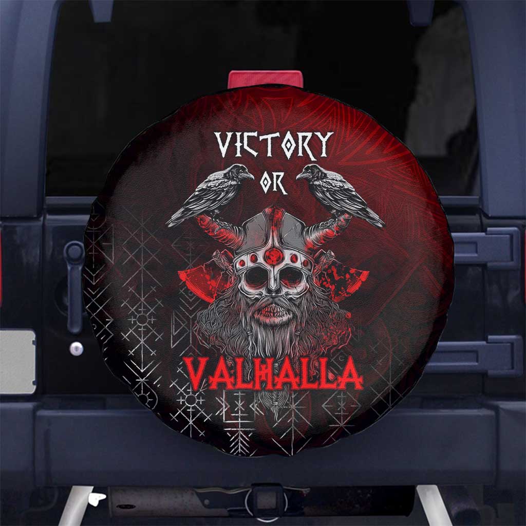 Victory Or Valhalla Spare Tire Cover Viking - Wonder Print Shop