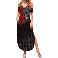 Victory Or Valhalla Summer Maxi Dress Viking - Wonder Print Shop