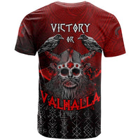 Victory Or Valhalla T Shirt Viking - Wonder Print Shop