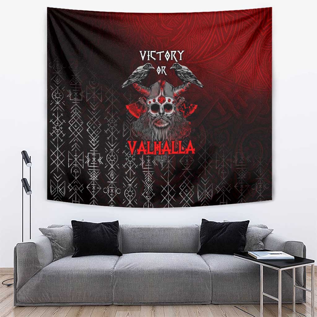 Victory Or Valhalla Tapestry Viking - Wonder Print Shop