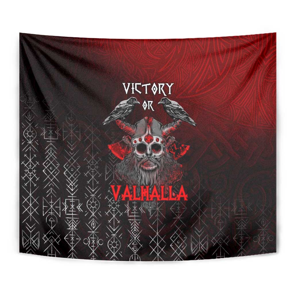 Victory Or Valhalla Tapestry Viking - Wonder Print Shop