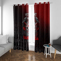 Victory Or Valhalla Window Curtain Viking - Wonder Print Shop