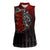 Victory Or Valhalla Women Sleeveless Polo Shirt Viking - Wonder Print Shop