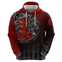 Victory Or Valhalla Zip Hoodie Viking - Wonder Print Shop