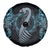 Dragon Viking With Runes Spare Tire Cover Blue Black - Wonder Print Shop