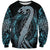 Dragon Viking With Runes Sweatshirt Blue Black - Wonder Print Shop