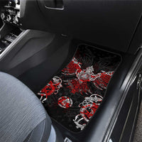 Raven And Norse Runes Car Mats Viking - Wonder Print Shop