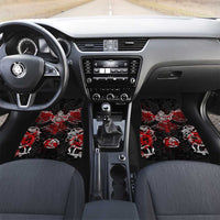 Raven And Norse Runes Car Mats Viking - Wonder Print Shop