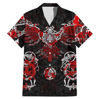 Raven And Norse Runes Family Matching Mermaid Dress and Hawaiian Shirt Viking - Wonder Print Shop