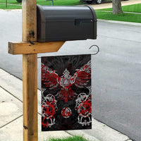 Raven And Norse Runes Garden Flag Viking - Wonder Print Shop