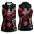 Raven And Norse Runes Women Sleeveless Polo Shirt Viking - Wonder Print Shop