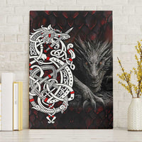 Viking Dragons Canvas Wall Art Norse Mythology - Wonder Print Shop