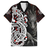 Viking Dragons Hawaiian Shirt Norse Mythology - Wonder Print Shop