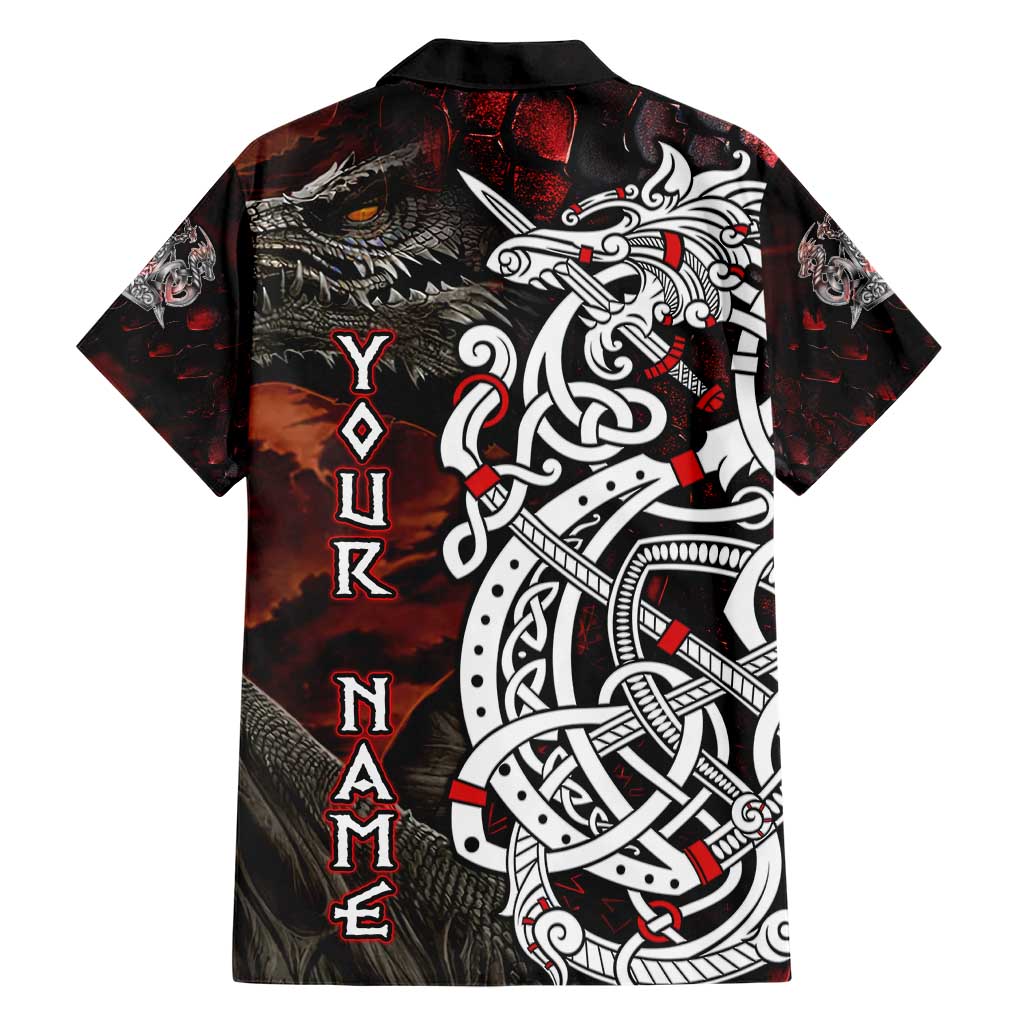 Viking Dragons Hawaiian Shirt Norse Mythology - Wonder Print Shop