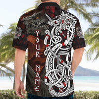 Viking Dragons Hawaiian Shirt Norse Mythology - Wonder Print Shop
