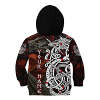 Viking Dragons Kid Hoodie Norse Mythology - Wonder Print Shop